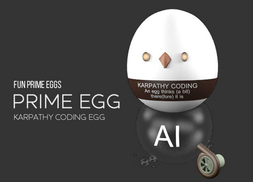 Prime Egg - Karpathy Coding Egg